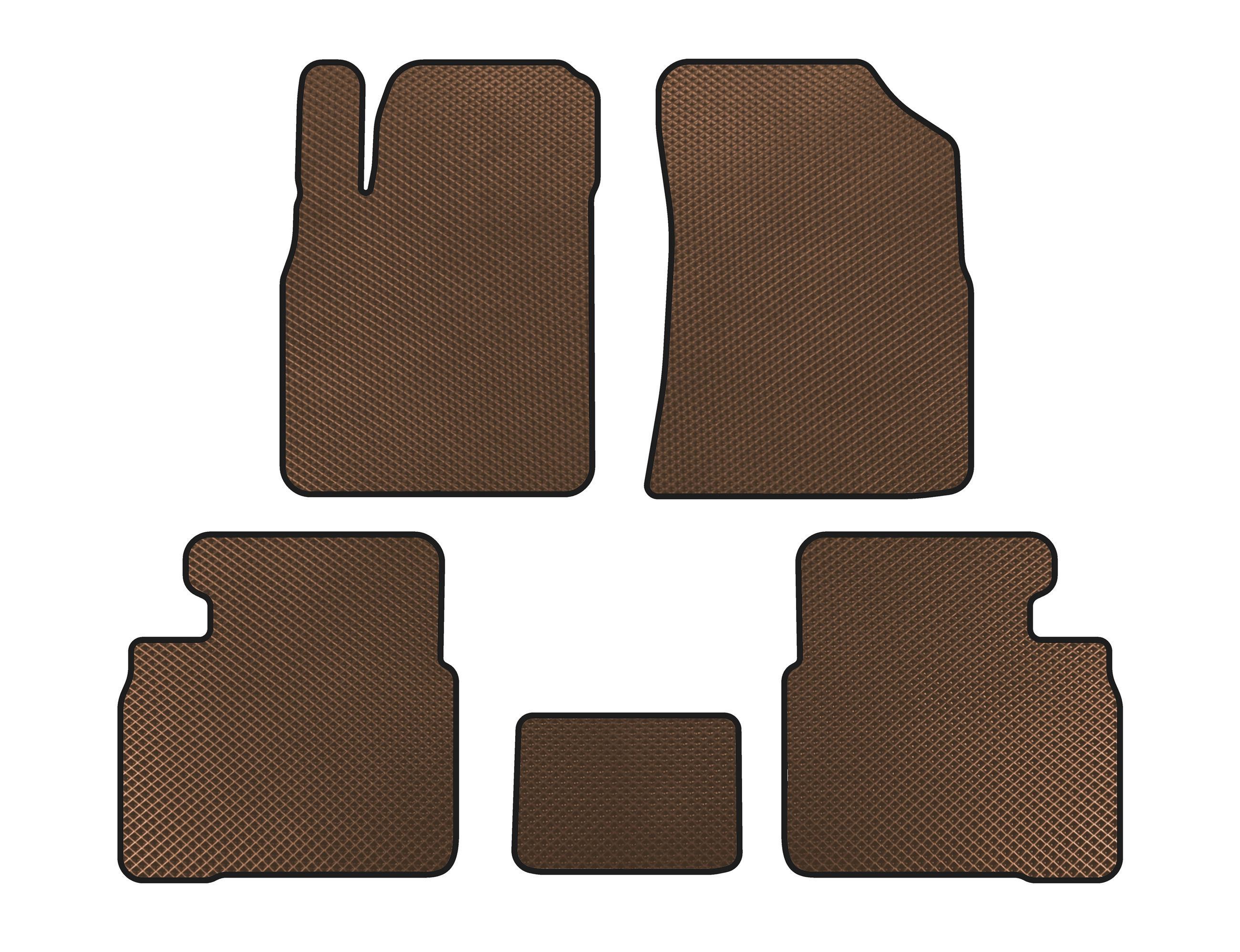 Килимки EVA Digital Designs для Kia Magentis 2000-2005 рр. Коричневий (141719)