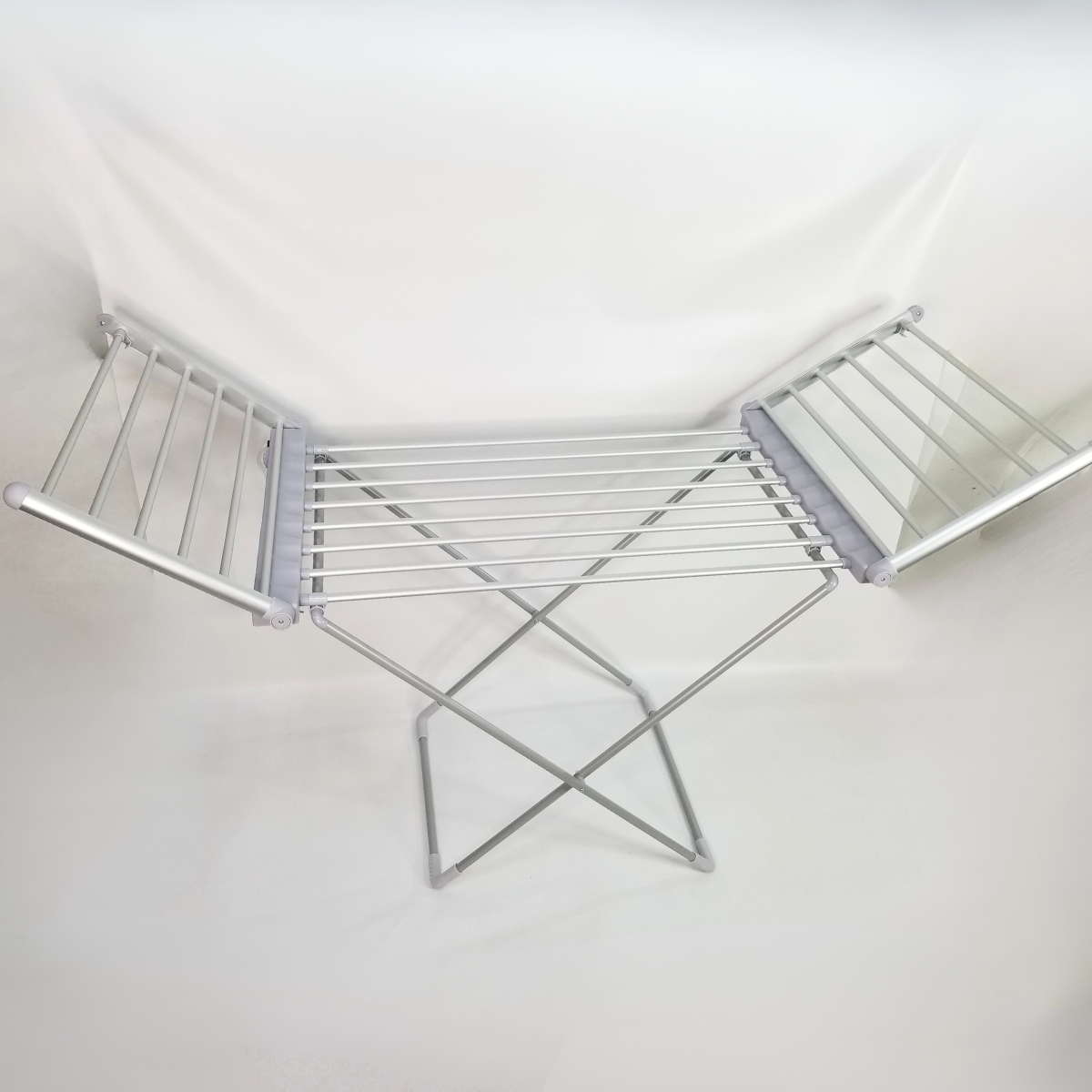 Сушарка для одягу електрична алюмінієва з підігрівом та боковими крилами (SH-230)