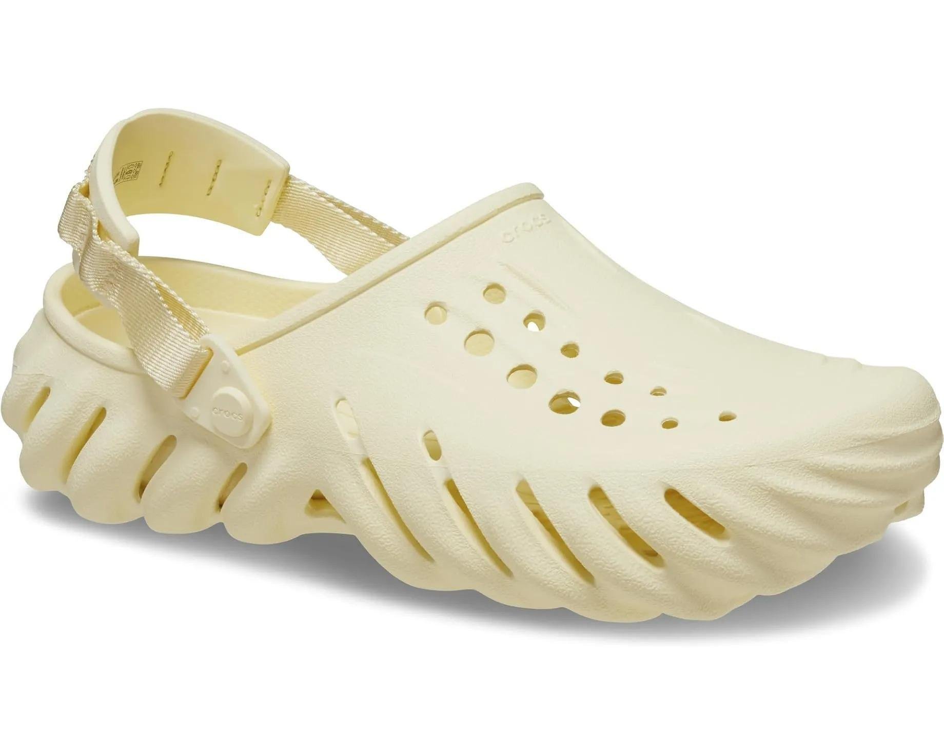 Сабо Crocs Echo Clog M9W11 р. 42 43-27 см Buttercream (207937-W) - фото 1 Сабо Crocs Echo Clog M9W11 р. 42 43-27 см Buttercream (207937-W) - фото 1