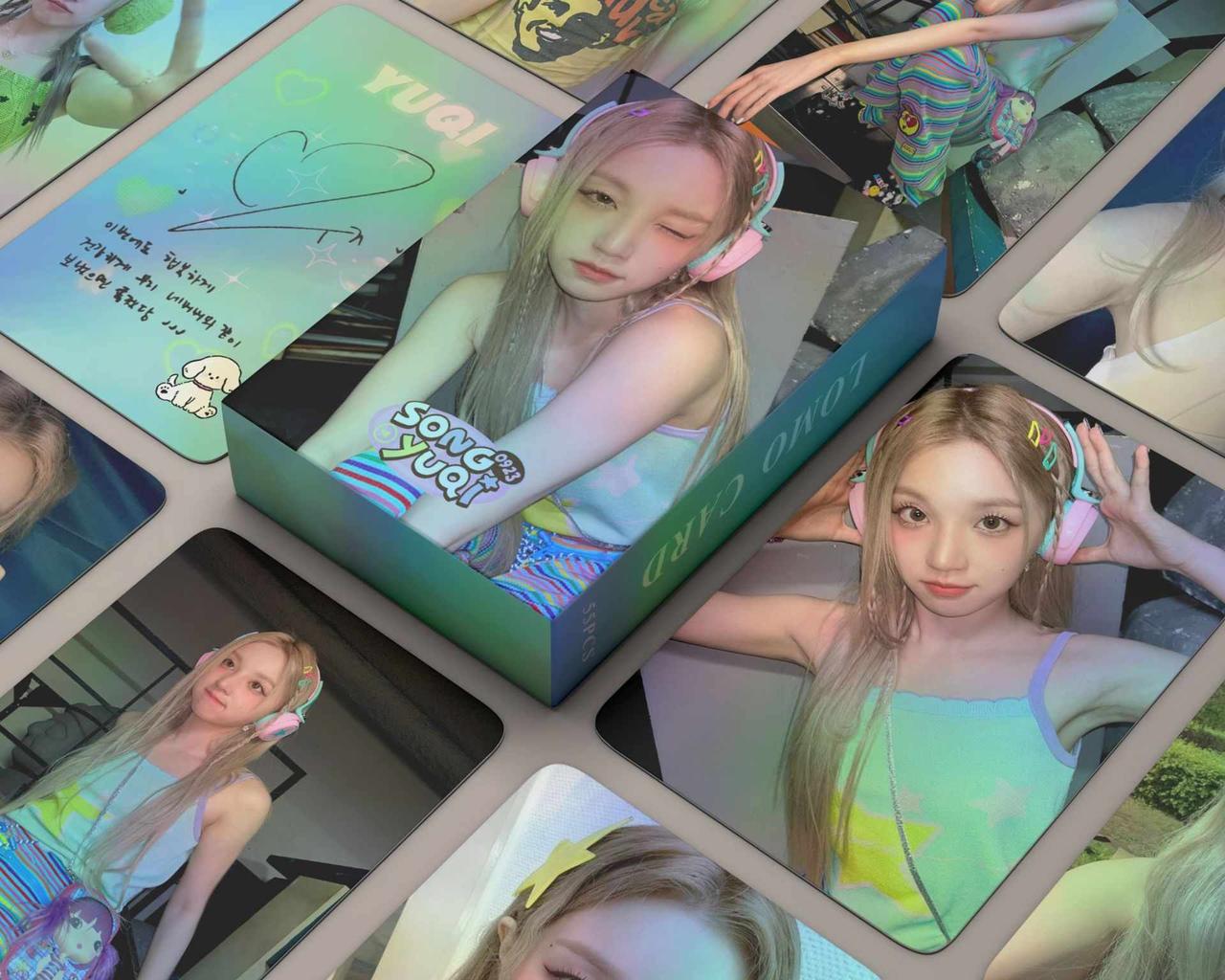 Ломокарти G Idle Yuqi solo тільки Yuqi 55 карток - фото 2