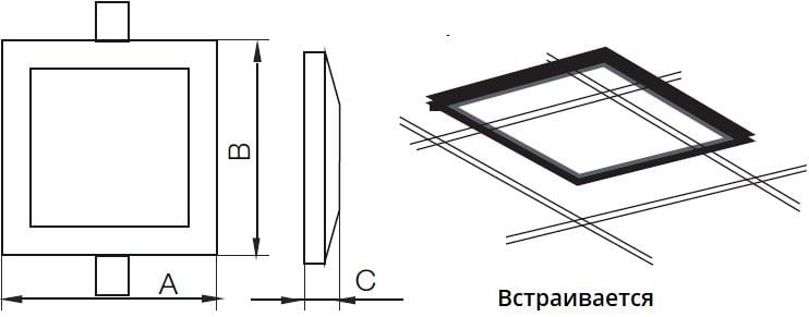 Світильник врізний TechnoSystems LED 6Вт 420Лм 4000K Alum (5000130) - фото 2