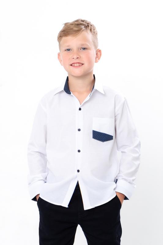 Сорочка для хлопчика підліткова Носи Своє р. 12/13 Білий (10423-v2)