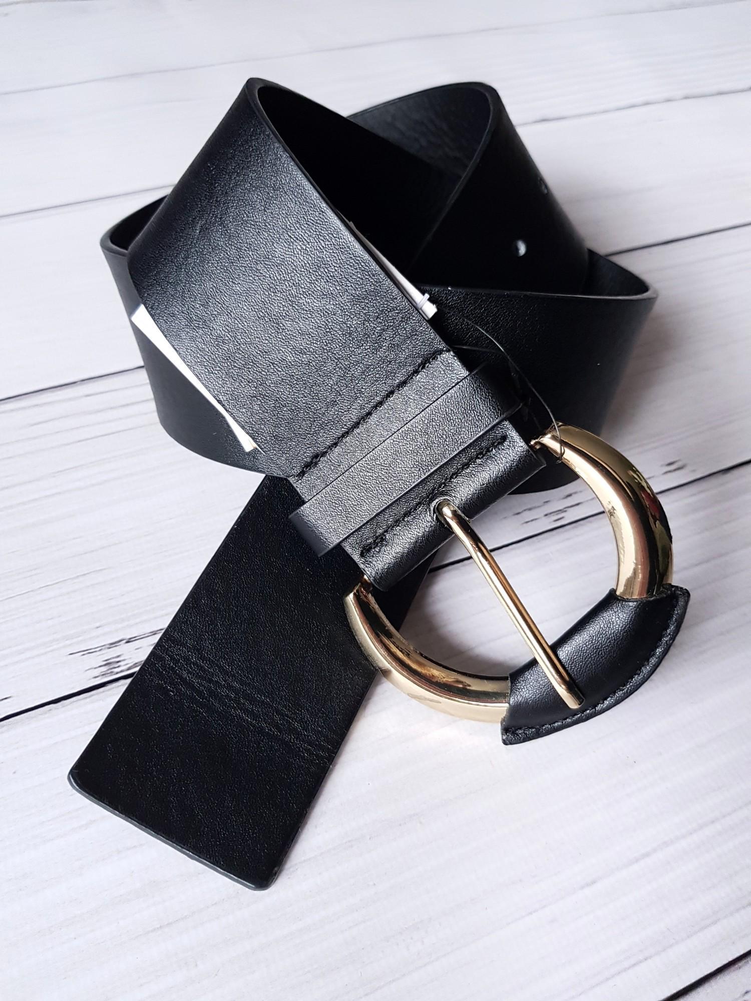 Пояс широкий ZARA Черный (9602)
