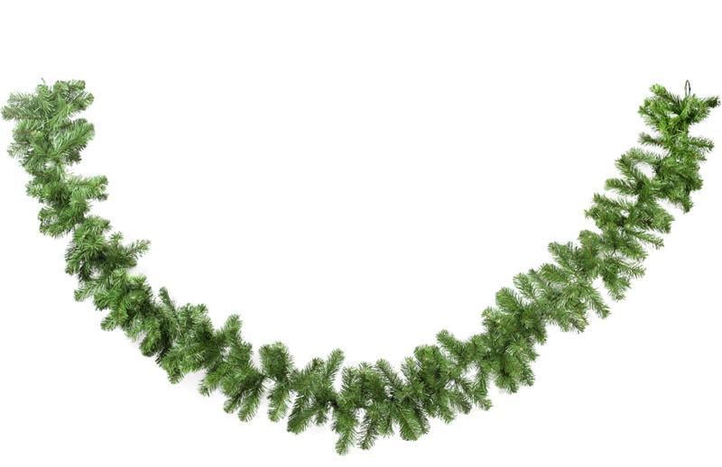Декоративная искусственная еловая гирлянда 220 веток 274 см (BD-840-200)