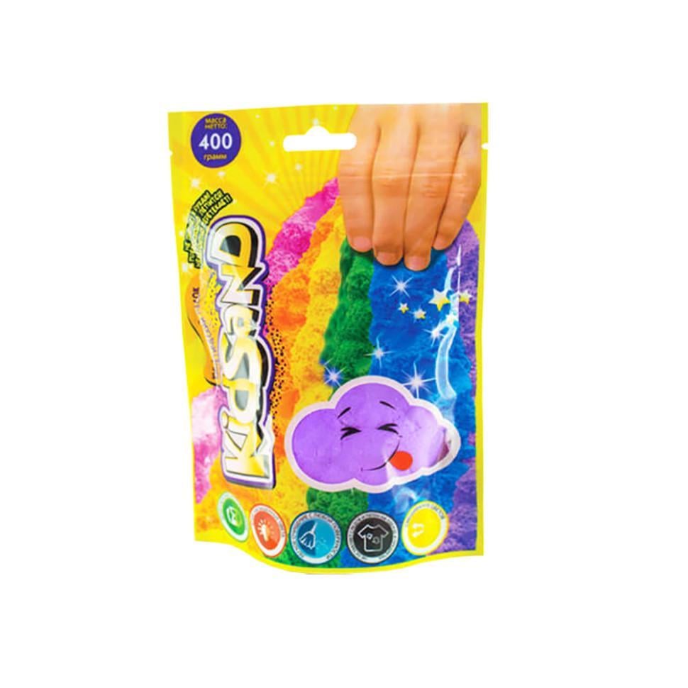 Кінетичний пісок Danko Toys KidSand KS-03-03 пакет 400 г Фіолетовий (RLT7063s43992)