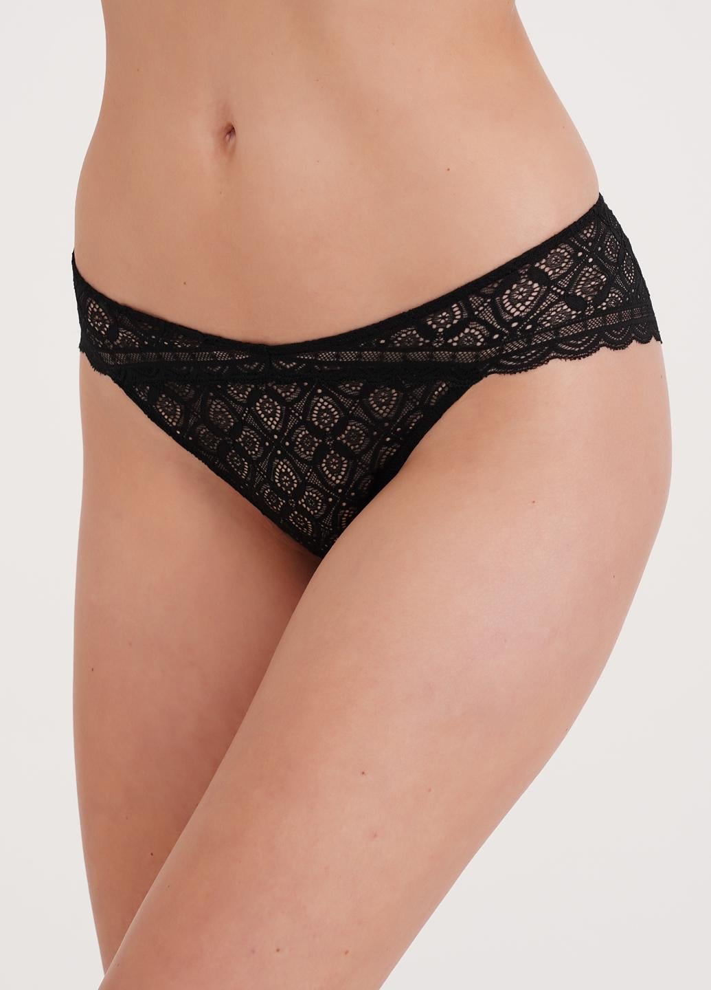 Трусы женские слеп Giulia Marcia 2313/31 кружевные M Black (34531931)