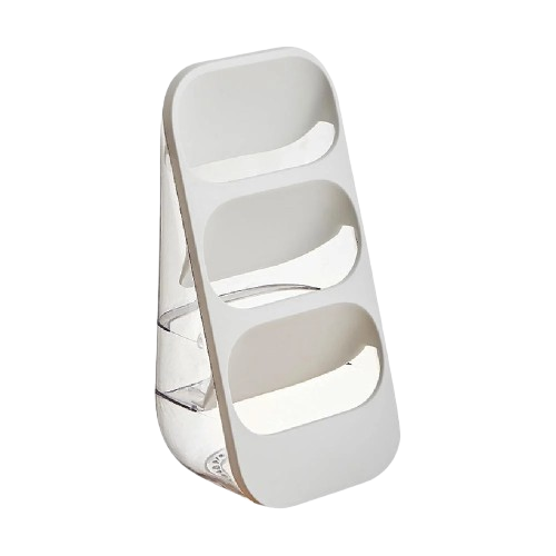 Підставка кухонна 3в1 для столових приладів та приладдя Білий (PDCVKL-WHT-0631)