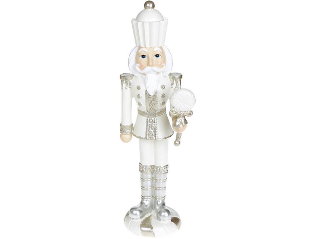 Декоративная фигура Страж 12х10,5х35,5 см Шампань/Белый (BD-707-752)