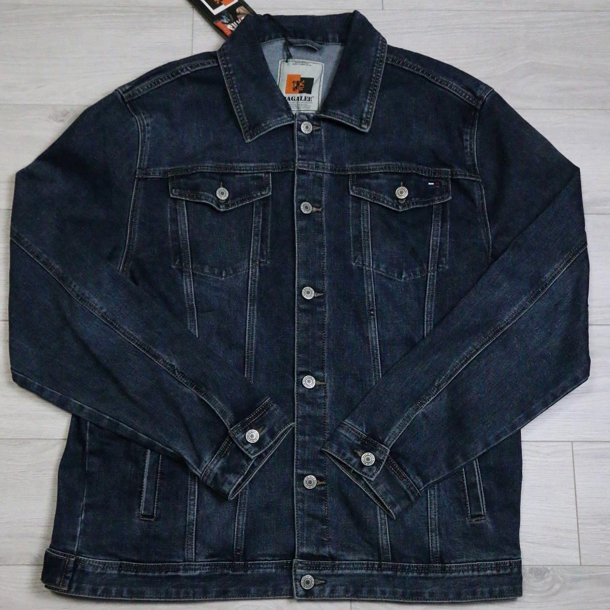 Куртка джинсова чоловіча Pagalee весна/осінь 10XL Синій (3630)