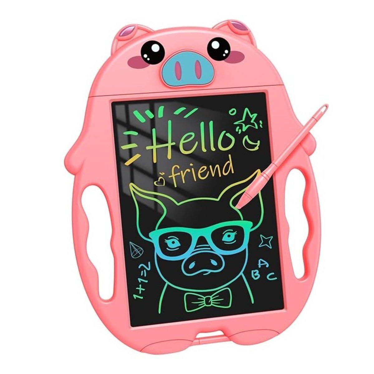 Планшет для рисования Kids Pad Color Piggy 9" LCD Розовый (631116)