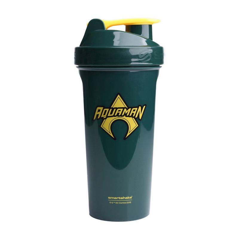 Шейкер для протеина и спортивного питания с ситом на крышке SmartShake Lite DC Aquaman 800 мл