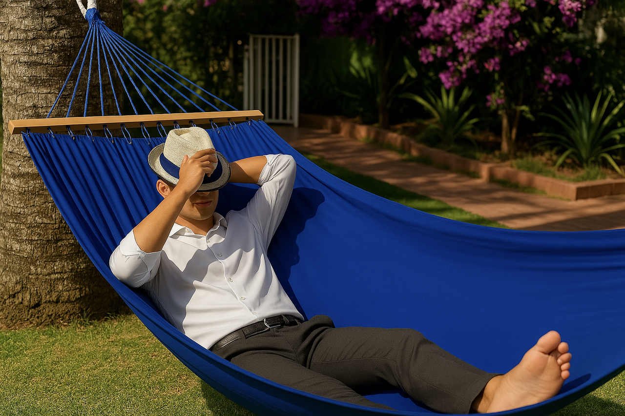 Гамак двомісний зі стійкою WCG WISH XXL 200х150 см Синій (2686457467) - фото 10 Гамак двомісний зі стійкою WCG WISH XXL 200х150 см Синій (2686457467) - фото 10