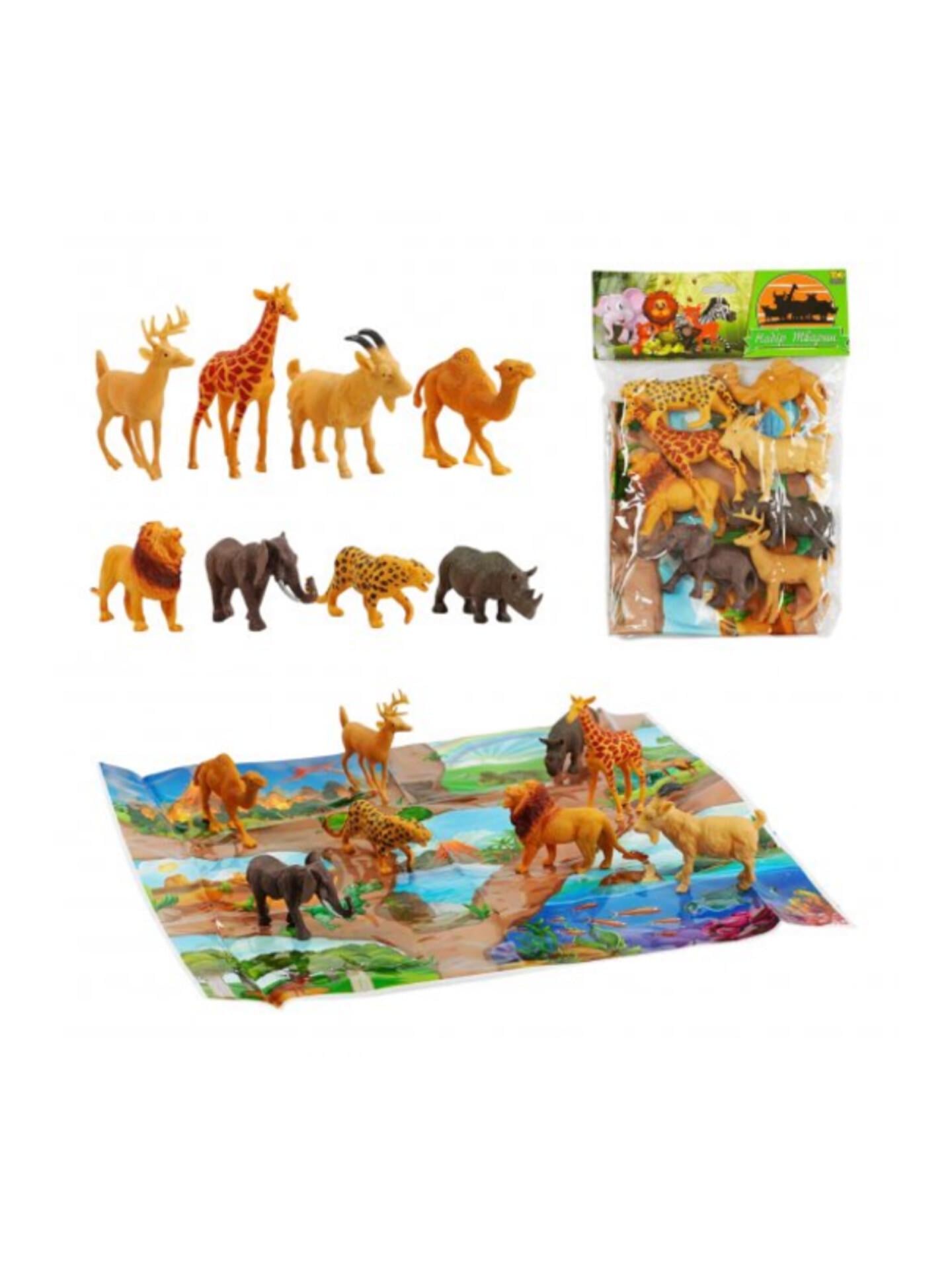 Набор диких животных TK Group TK-90334 с игровым полем (210977)