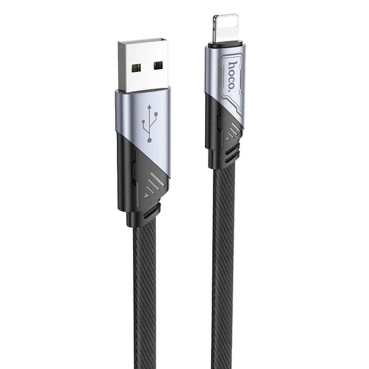Кабель Hoco U119 USB to iP 120 см Black (18646634)