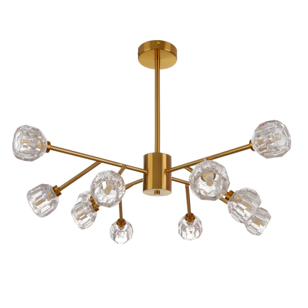 Современная люстра хайтек Brille Паук на 12 лампочек BL-779S/12 G9 - фото 1