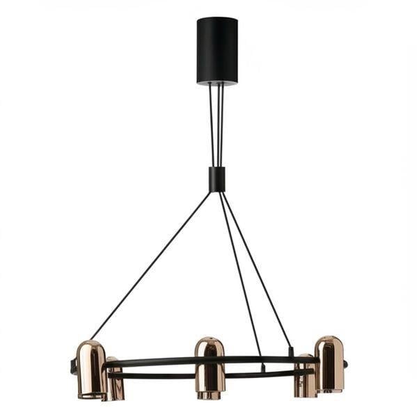 Люстра Azzardo AZ5731 VIVI PENDANT 8 GO/BK Люстра Azzardo AZ5731 VIVI PENDANT 8 GO/BK