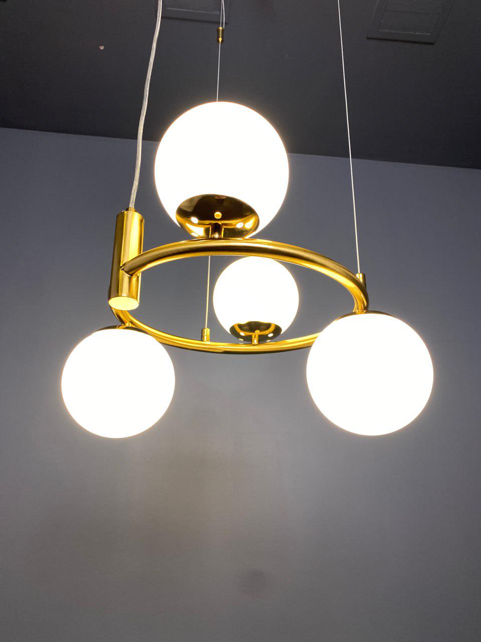 Люстра 7521011-4 BRZ+WH Бронзовый/Белый (LVS5134) - фото 4 Люстра 7521011-4 BRZ+WH Бронзовый/Белый (LVS5134) - фото 4