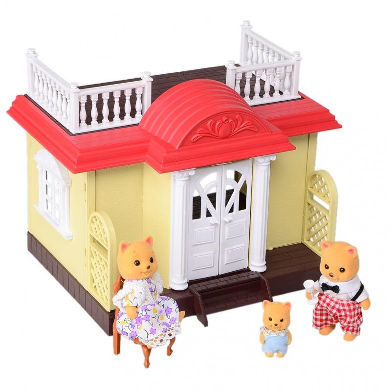 Игровой набор Домик лесной с мебелью и фигурками (IF255)