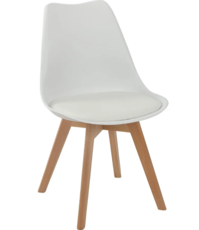 Кухонний стілець Intarsio Kruz Білий (32675938)