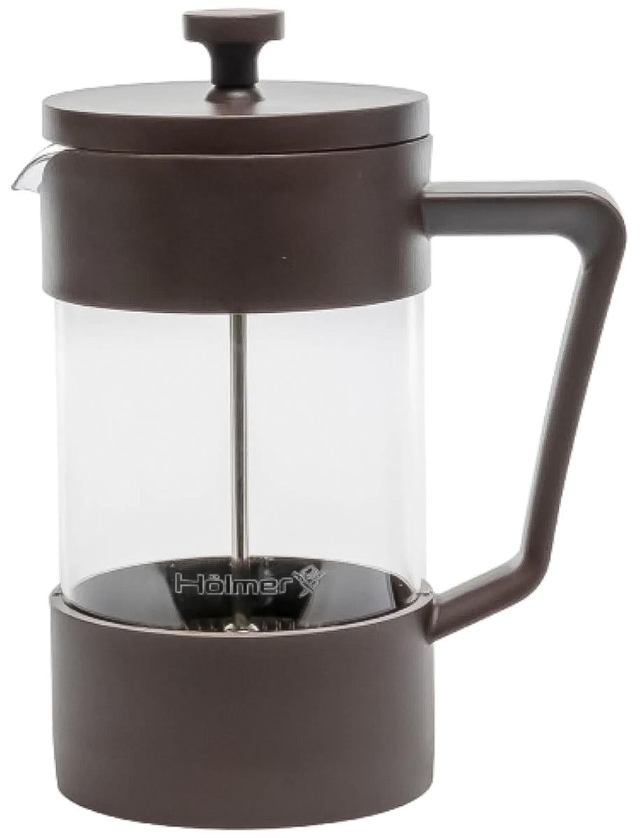 Френч-пресс Holmer Lotus 600 мл Коричневый (FP-00600-PBR)