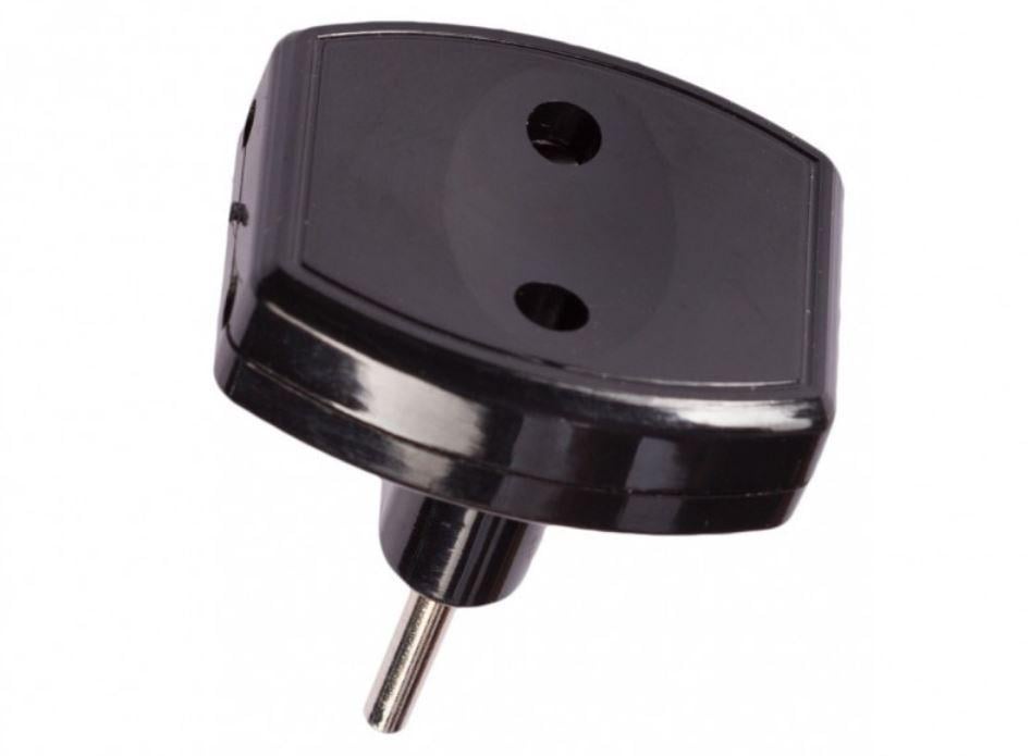 Тройник Luxel плоский Черный (1112)