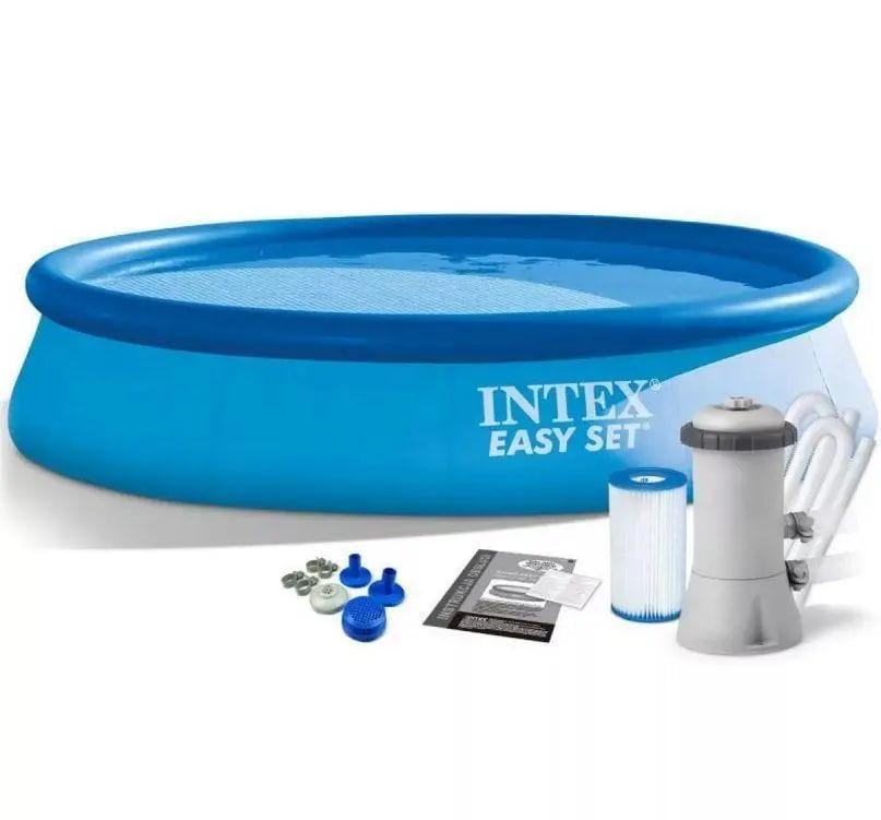 Надувний басейн Intex 366-76 см 5621 л фільтр-насос 230V