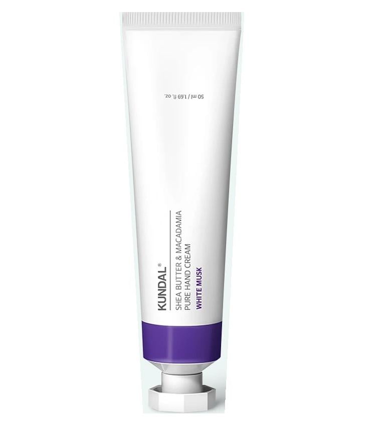 Крем для рук Shea Butter & Macadamia Pure Hand Cream White Musk Kundal 50 мл (8809568741934)