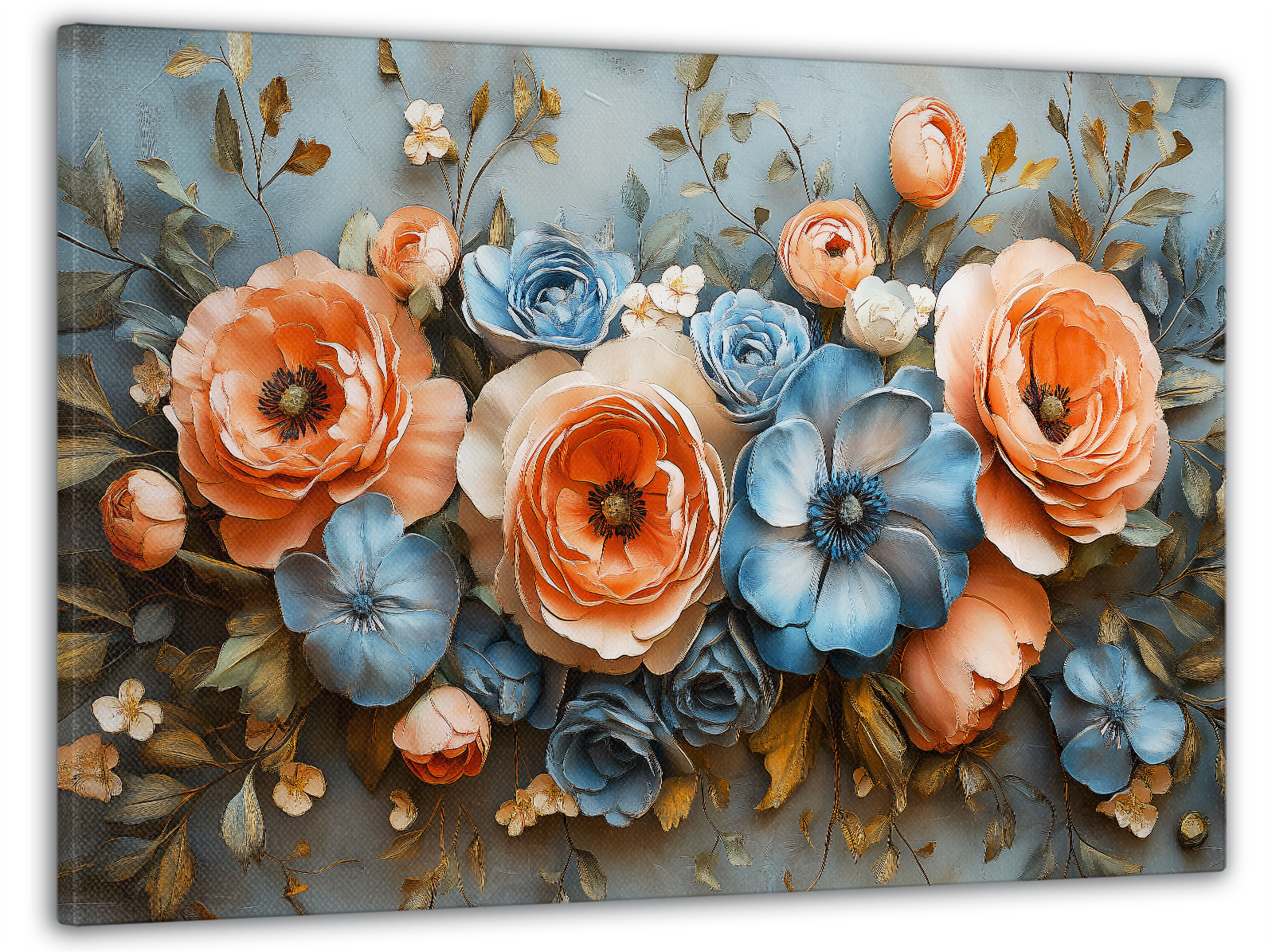 Картина на холсте Mako Цветочный ковер 60x100 см (MK10547)