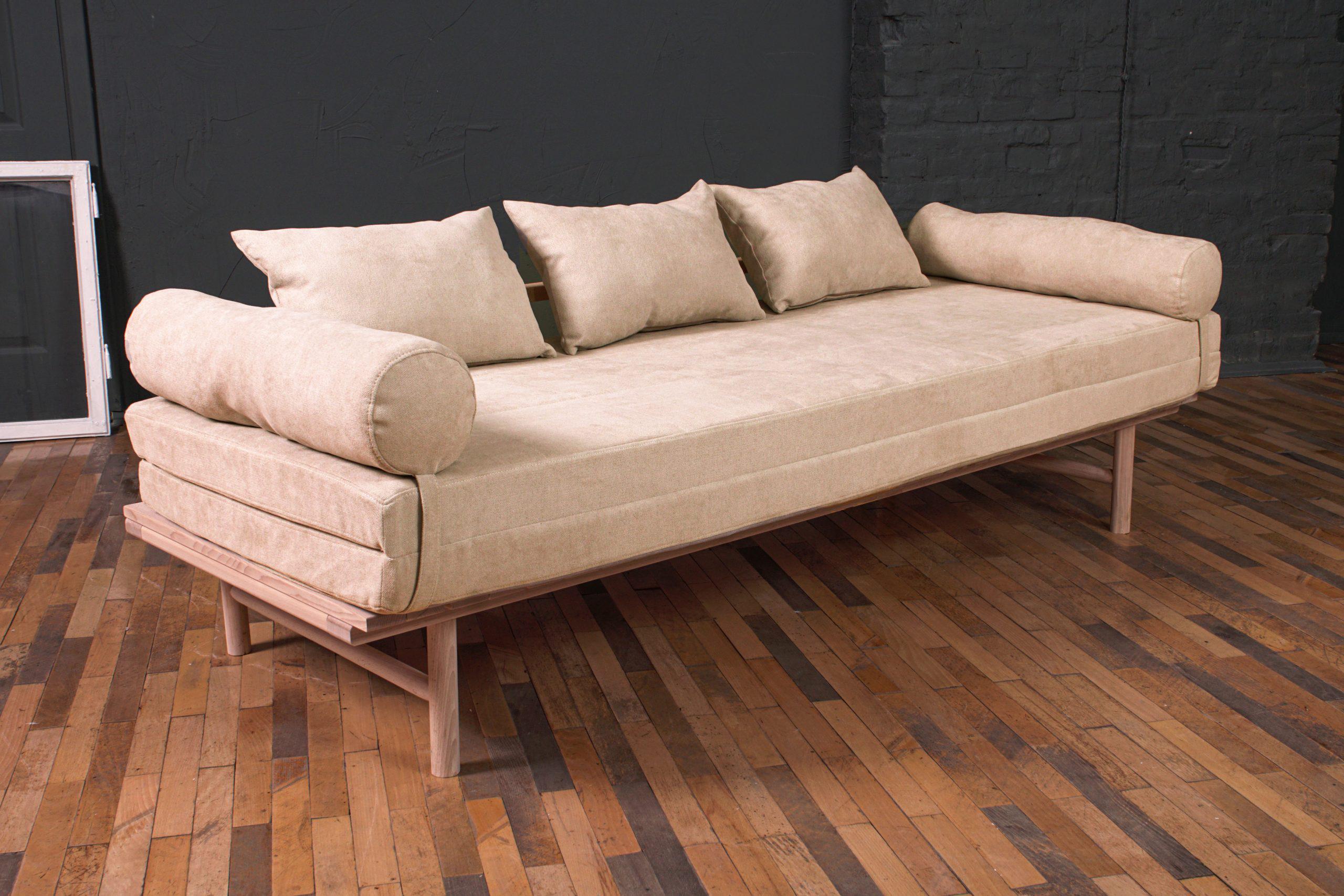 Диван-кушетка розкладний Woodman Le Mar з масиву дерева Бук/Червоний - фото 3