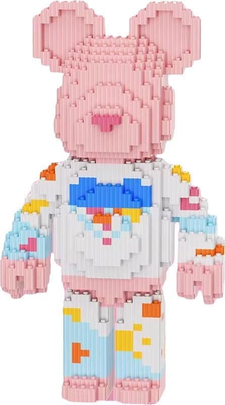 Конструктор 3D Magic Blocks SHLab BB-07 BearBrick 3000 деталей 29 см Colored Pastel (37446)
