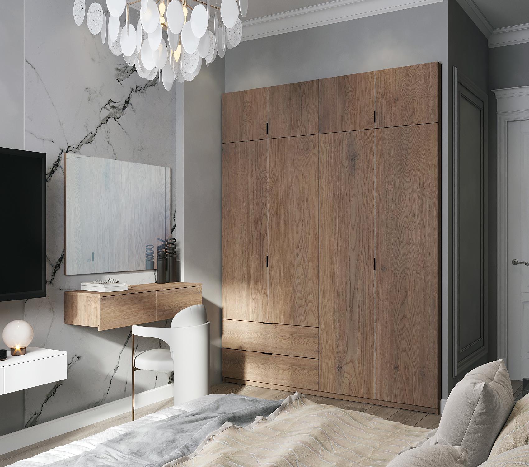 Тумба та дзеркало Doros Левія 100х32х100 см Канноло (42005238)