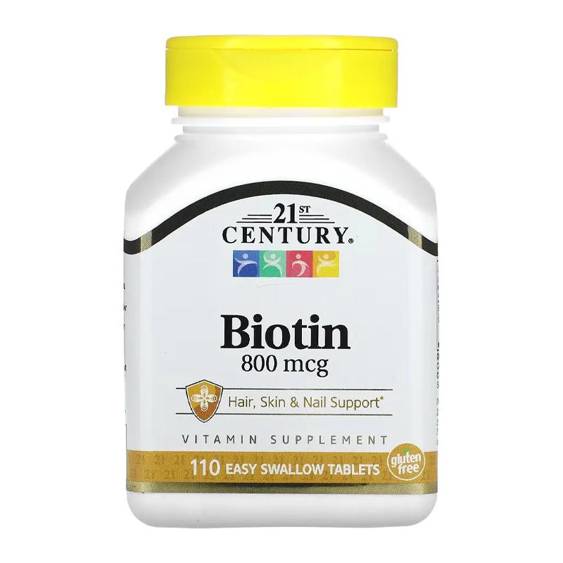 Биотин 21st Century 800 мкг 110 табл. (11380-01)