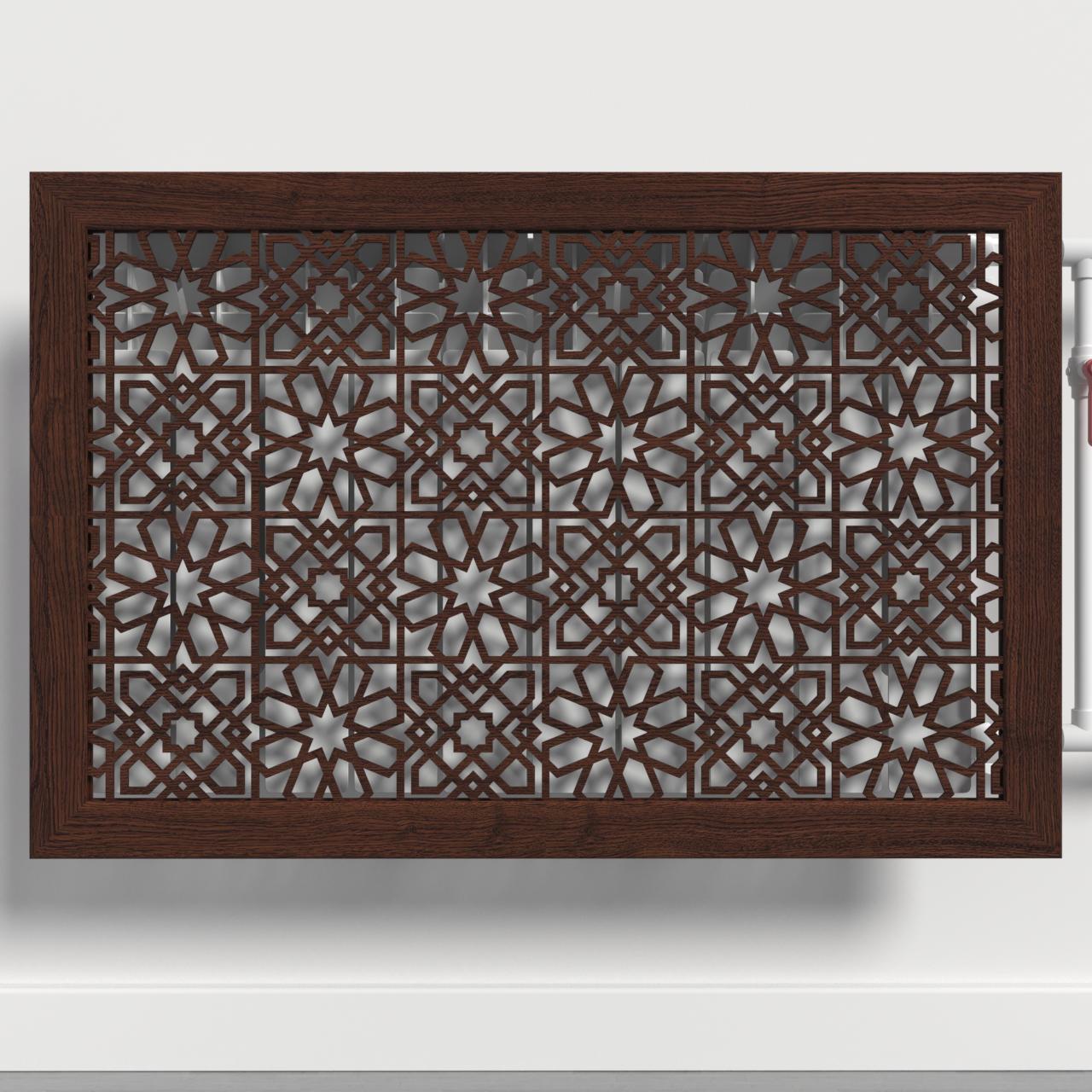 Решетка-экран на батарею SMARTWOOD 1500 мм Венге (R20245110) Решетка-экран на батарею SMARTWOOD 1500 мм Венге (R20245110)