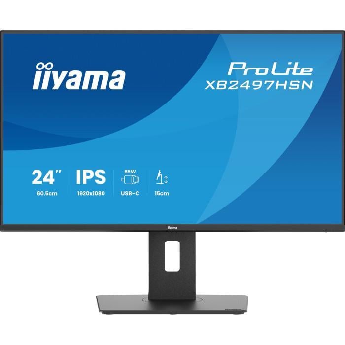 Монитор Iiyama ProLite XB2497HSN-B1 USB-C Black (36944241)