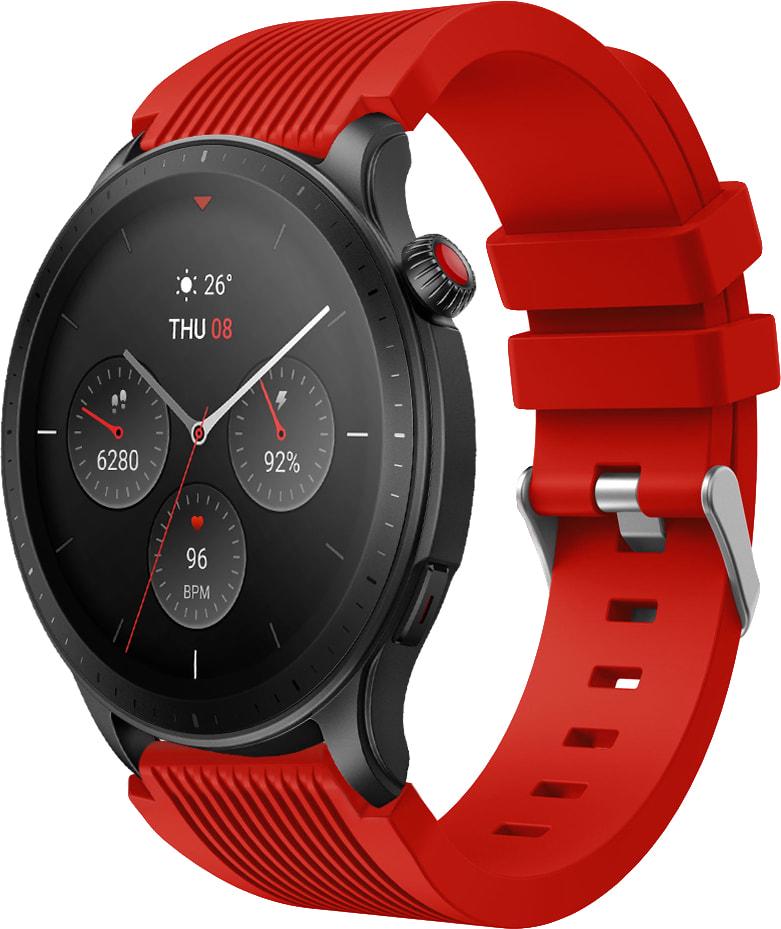 Ремешок Line для Amazfit GTR 4 22 мм Red (31096-2D) - фото 1 Ремешок Line для Amazfit GTR 4 22 мм Red (31096-2D) - фото 1