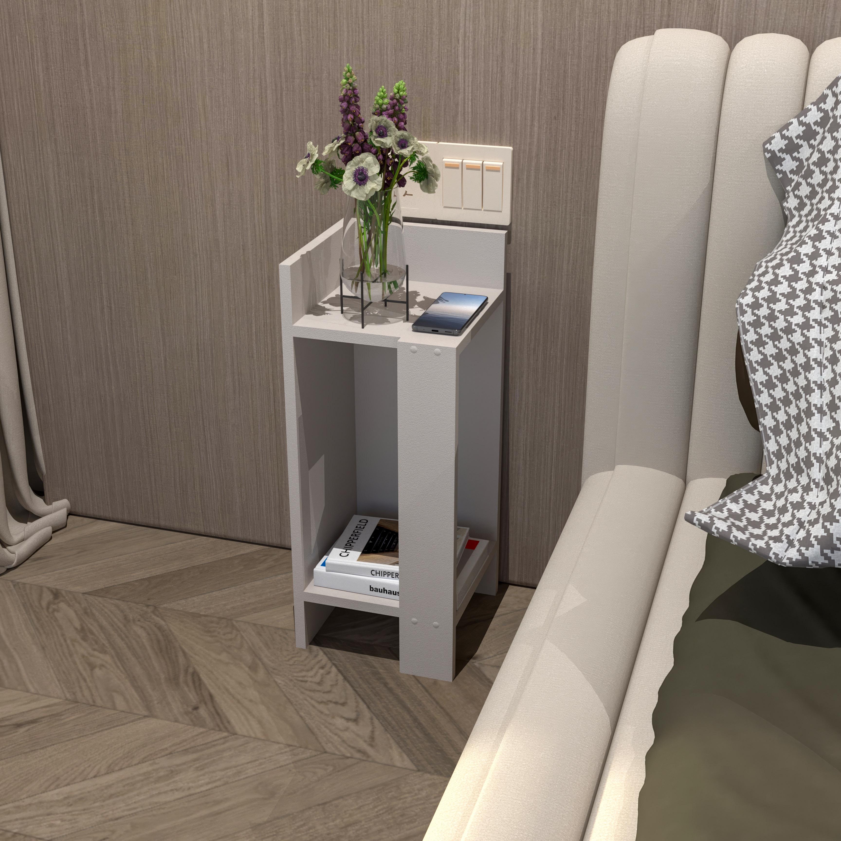 Прикроватная тумба с полками Osby 250x600x266 мм Кашемир (mh25-osby-kashemir)