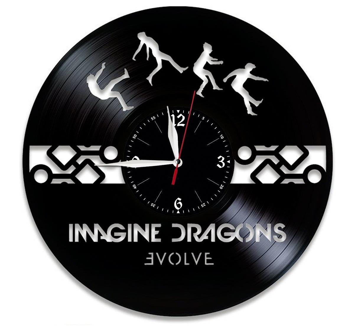 Часы настенные Imagine Dragons 2094 из виниловой пластинки