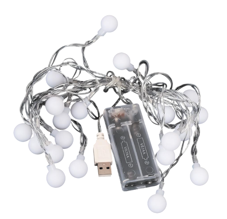 Гирлянда светодиодная Bubble matt 3 м 20 led Желтый (R95881-Y)