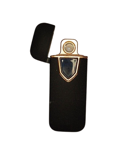 Зажигалка спиральная 711 сенсорная электрическая USB Black (1073)