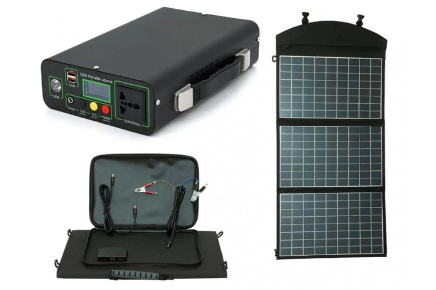 Инвертор аккумуляторный EP-3018 300W с солнечной панелью 45W (44081-EP-3018-300W_5754) Инвертор аккумуляторный EP-3018 300W с солнечной панелью 45W (44081-EP-3018-300W_5754)