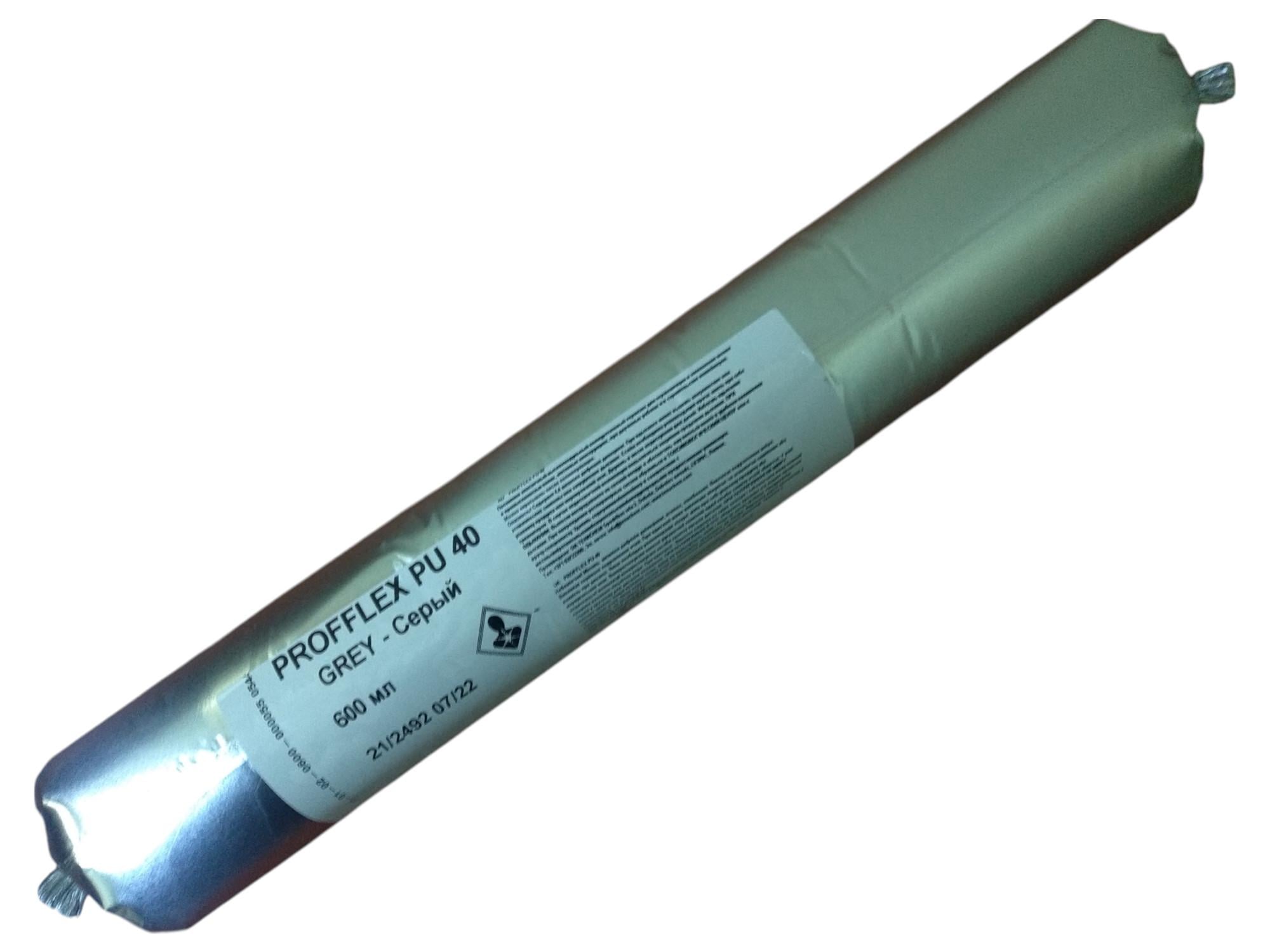Герметик полиуретановый Profflex PU 40 туба 600 мл Grey (1021)