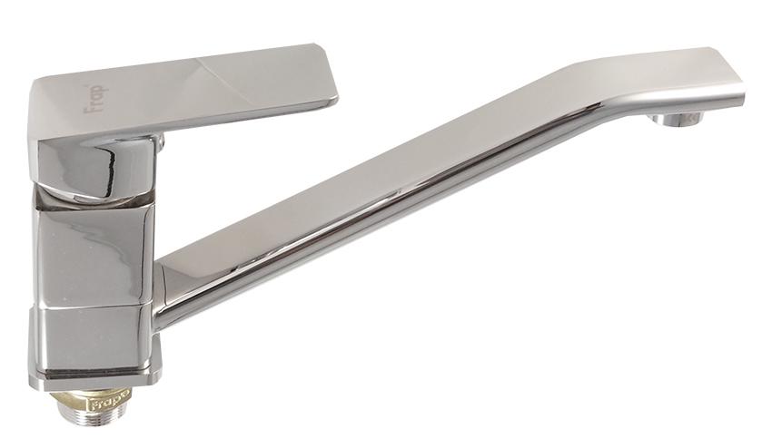 Смеситель для кухни Frap F4946 длинный гусак Хром (34596)