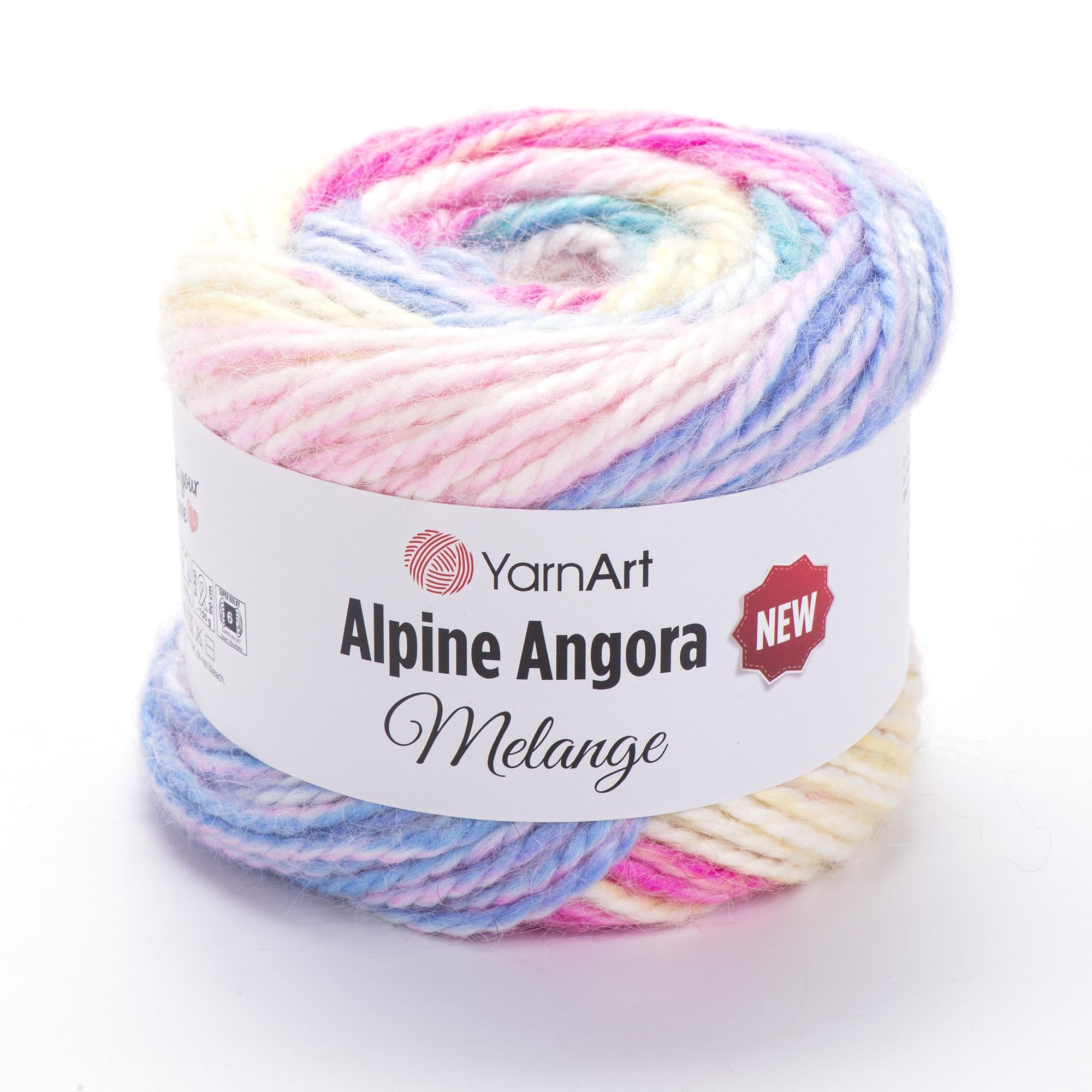 Пряжа YarnArt Alpine Angora Melange New 6402