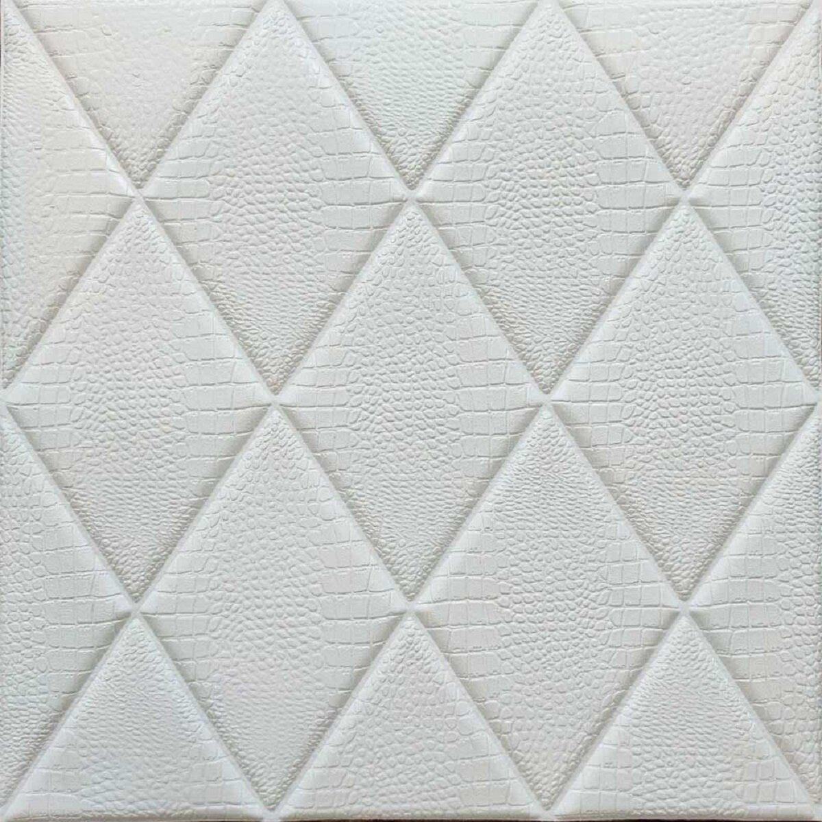 3D-панель Sticker Wall SW-00000221 самоклеящаяся 700х700х8 мм Белый (991942848)