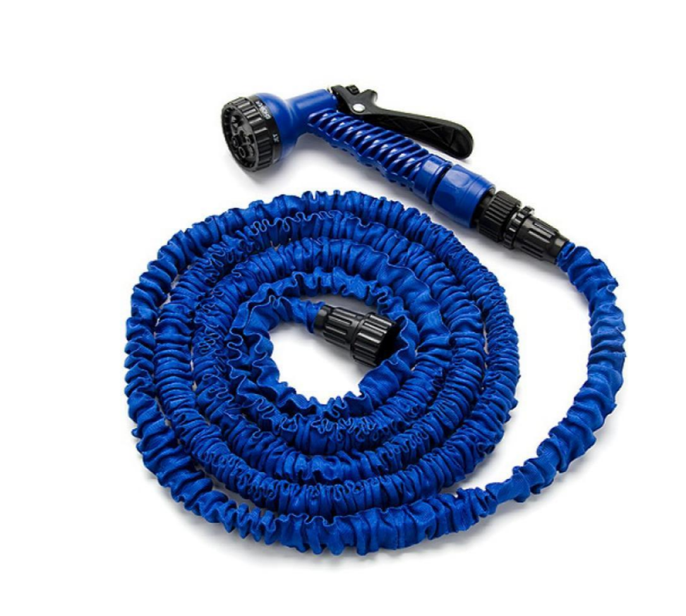 Шланг поливочный Мagic House 100FT растягивается в 3 раза с распылителем на 8 режимов полива 30 м (2168649198)