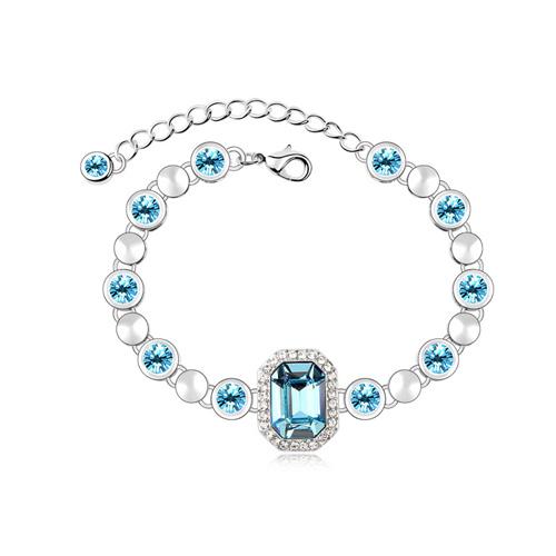 Браслет с кристаллами Сваровски 9303 Italina Голубой