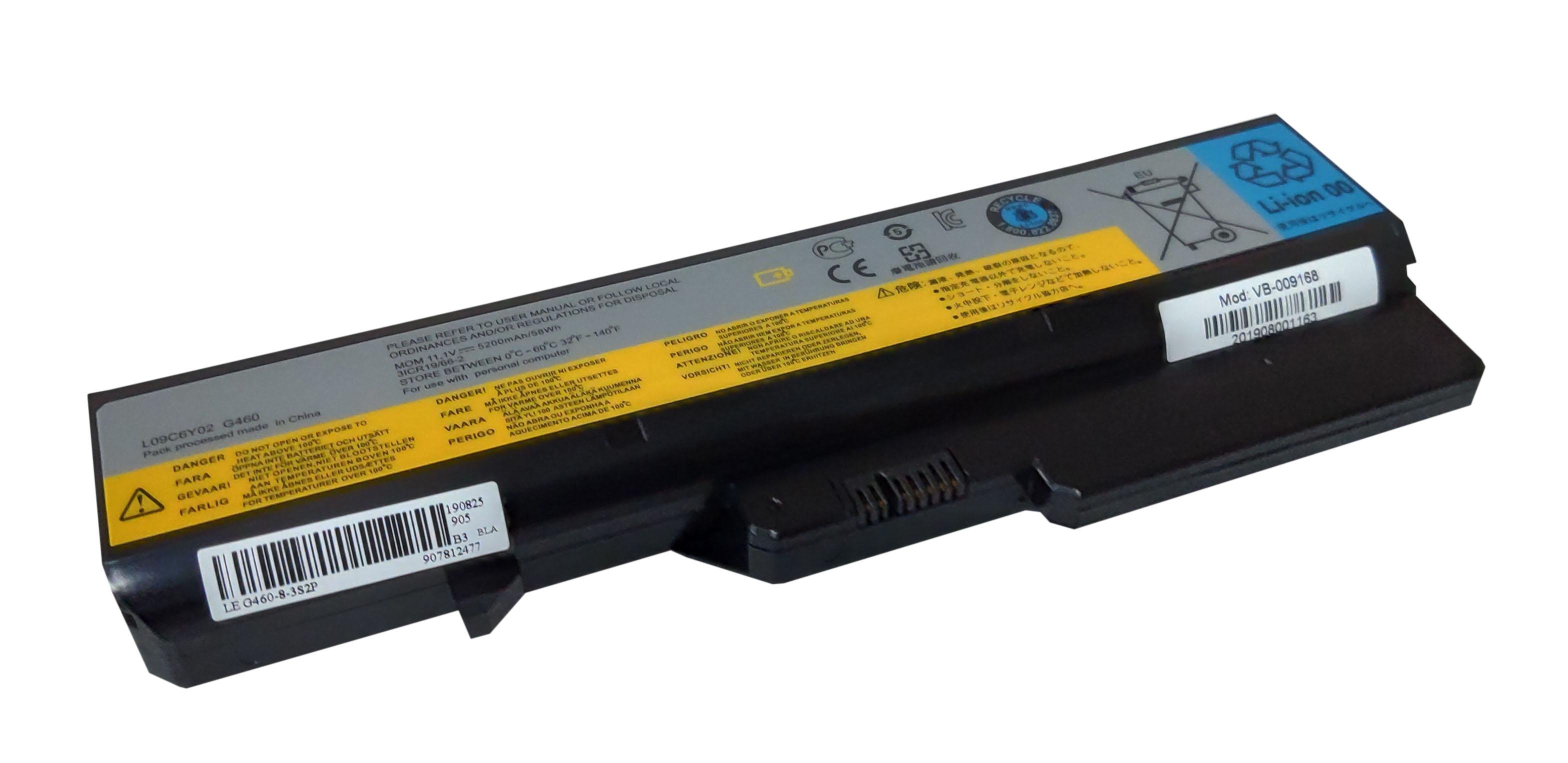 Акумулятор для ноутбука Lenovo-IBM 57Y6454 L10C6Y02 IdeaPad G460 11,1 V 5200 mAh OEM Black (909168)