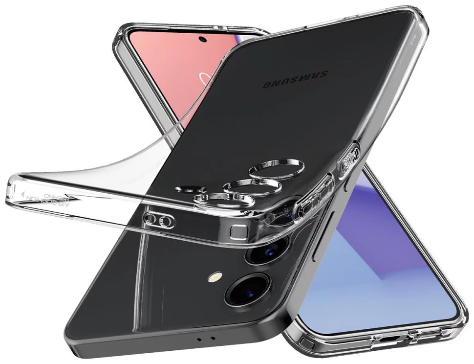 Чохол-накладка для телефону Spigen Liquid Crystal Samsung Galaxy S24+ Crystal Clear (ACS07323) - фото 2