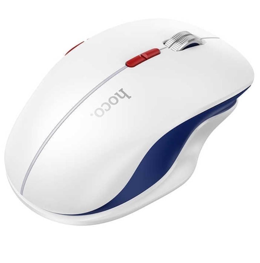 Компьютерная мышка Hoco GM40 Dixon RGB Dual-Mode Wireless Mouse Rechargeable Version Белый (2818618544)