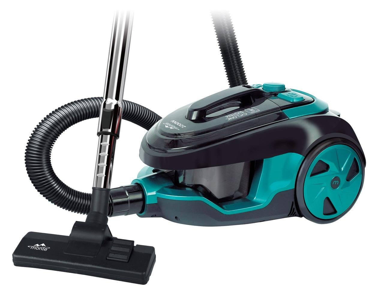Пылесос циклонный Monte MT-8131 HEPA контейнер 3 л 2200 Вт (33147857)